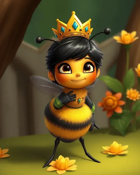 Queen Bee Cartoon Images for Kids Entertainment