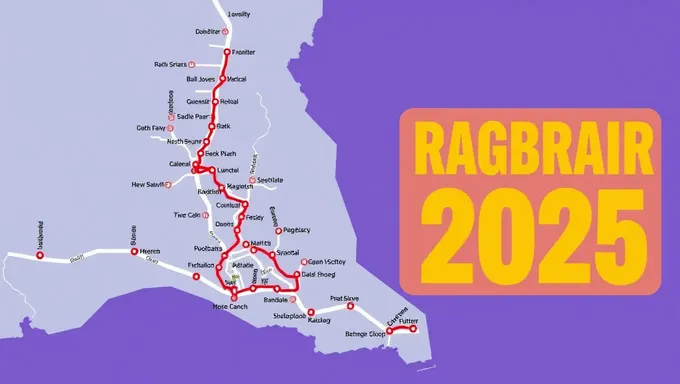 Ragbrai 2025 Route Map Includes Iowa's Rural Countryside