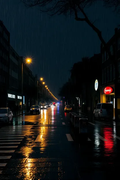 Rainy Night Images: Captivating and Dreamy Pictures to Explore