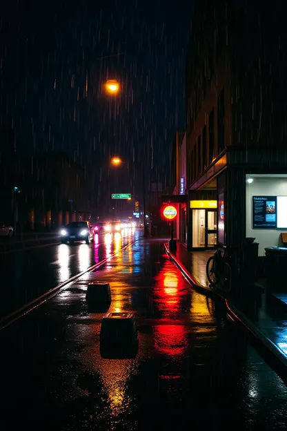 Rainy Night Pictures for a Cozy Sleep