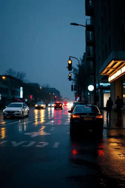 Rainy Night Pictures of a Serene Scene