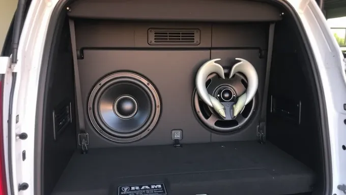 Ram 1500 Big Horn 2025 Speaker Upgrade Features