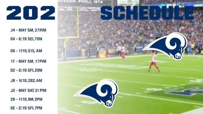 Rams 2025 Schedule Confirms Key Matchups