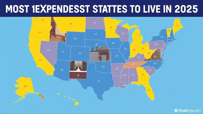 Ranking Most Expensive States to Live in 2025