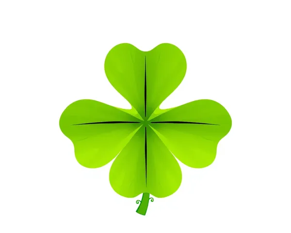 Rare Four Leaf Clover PNG Image Found