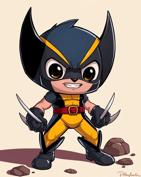 Rare Pictures of Cartoon Wolverine Leaked