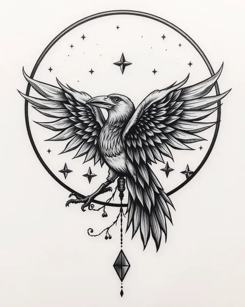 Raven Tattoo Meaning: A Symbol of Intelligence and Power