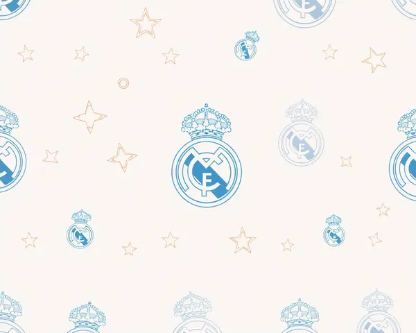 Real Madrid Dragon Pattern PNG Club Logo