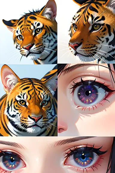 Realistic Close Up Images of Animals