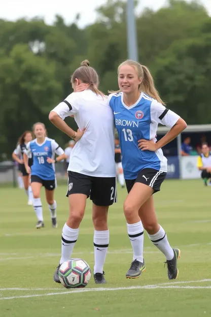 Rebecca Seigel Coaches Brown Girls in Soccer