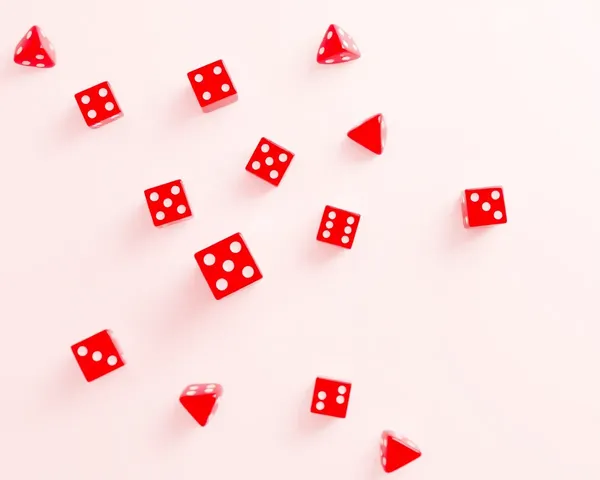 Red Dice PNG Image for Design and Artwork