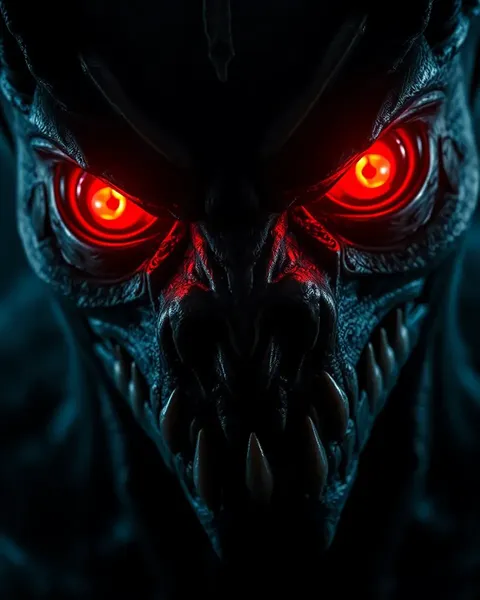 Red-Eyed Black Daemon Exudes Sinister Intentions