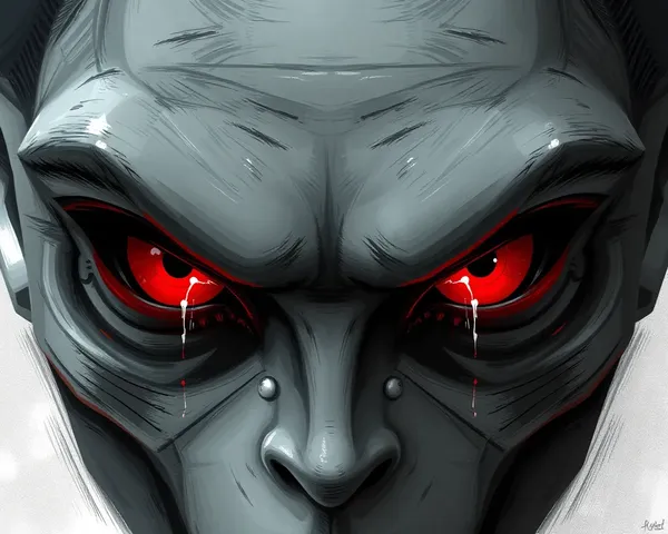 Red Eyes PNG Format Image Example