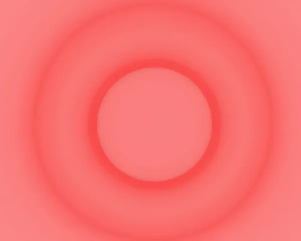 Red Halo PNG 3D Graphic Design