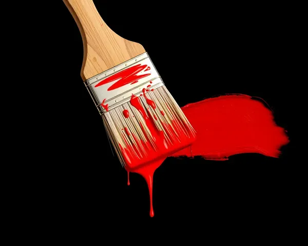 Red Paint Brush PNG Icon Found