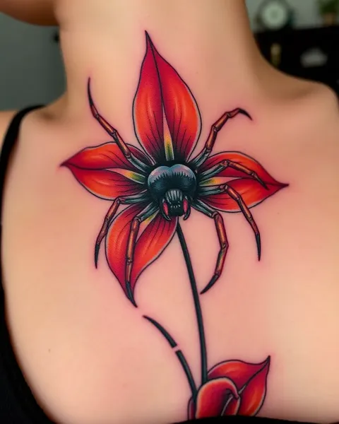 Red Spider Lily Tattoo Meaning in Chinese Culture