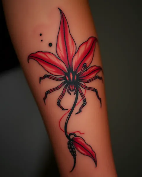 Red Spider Lily Tattoo Meaning in Japanese Culture