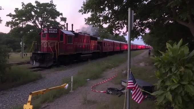 Refugio Train Wreck on July 3, 2025 in TX