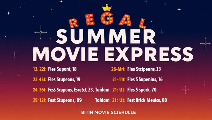 Regal Summer Movie Express 2025 Film Lineup Revealed