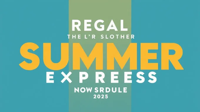 Regal Summer Movie Express 2025 Schedule and Dates