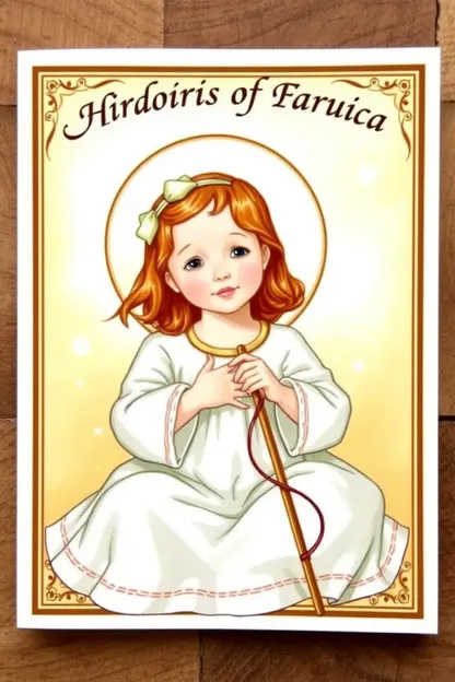 Religious Card for Baby Girl's Baptism