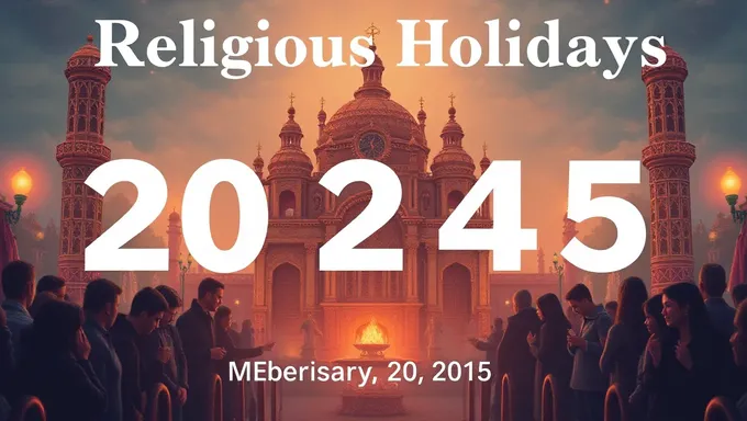 Religious Holidays 2025 Calendar Dates and Observances