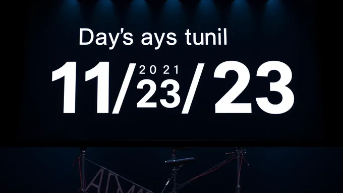 Remaining Days until November 23rd, 2025 Date