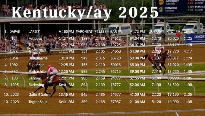 Results of Kentucky Derby 2025 Released