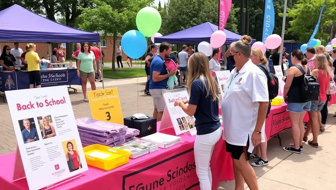 Richardson ISD's Vanessa Participates in Back to School Fair