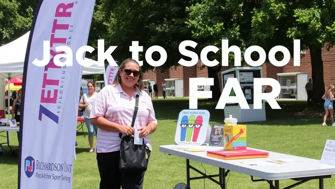 Richardson ISD's Vanessa at Back to School Fair on July 27