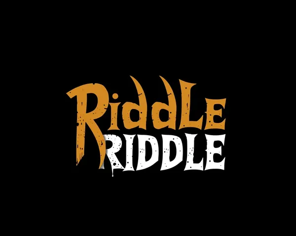 Riddle Logo PNG Visual Representation Concept