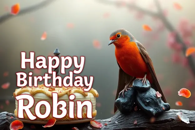 Robin's Birthday Images Fill Joy and Happiness