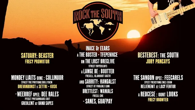 Rock the South 2025 Lineup Announcement Made Official