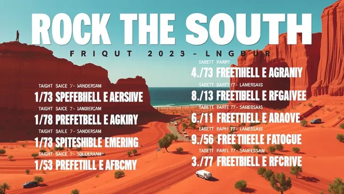 Rock the South 2025 Lineup Features Top Artists