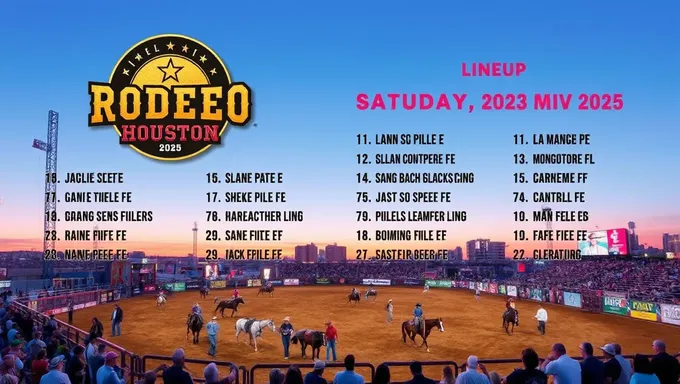 Rodeo Houston 2025 Lineup Features International Music Acts