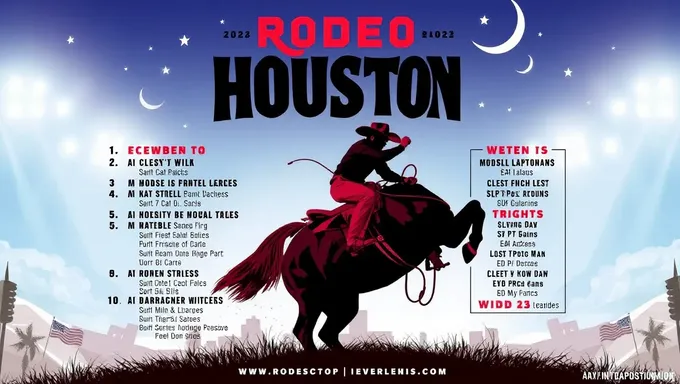 Rodeo Houston Lineup 2025 Announces Initial Lineup