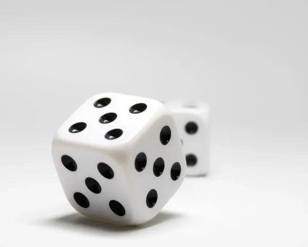 Rolling Dice PNG with Transparent Background Design