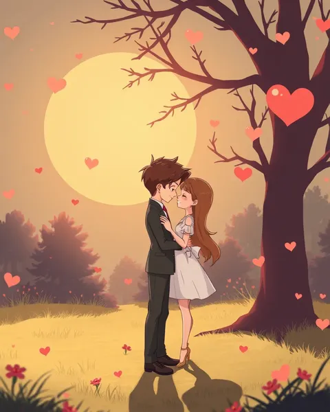 Romantic Cartoon Characters Evoke Nostalgic Feelings of Youth