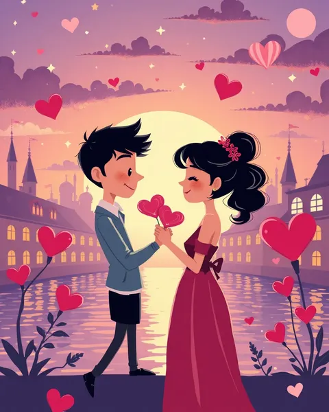 Romantic Cartoon Pictures Bring Joy to the Soul