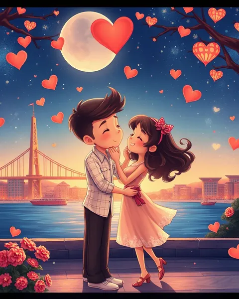 Romantic Cartoon Pictures with a Touch of Magic