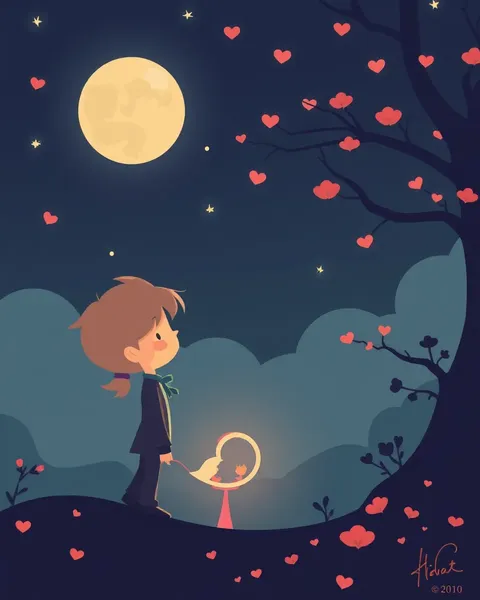 Romantic Cartoon Pictures with a Whimsical Twist