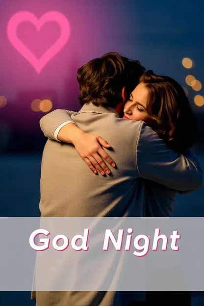 Romantic Good Night Hug Images Tonight