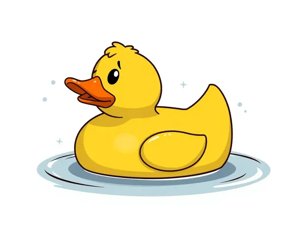 Rubber Duck PNG File Format for Editing