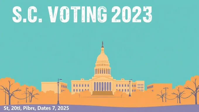 S.C. Voting Schedule for 2025 Released Publicly