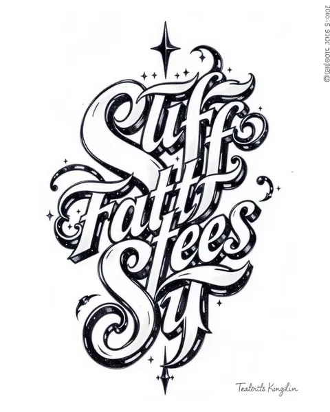 SF Lettering Tattoo Costs and Prices