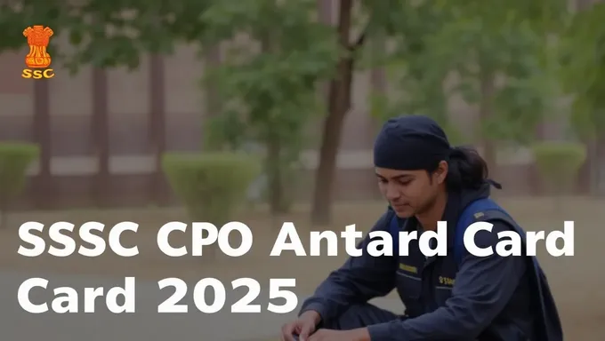 SSC CPO Admit Card 2025 Exam Date Announced