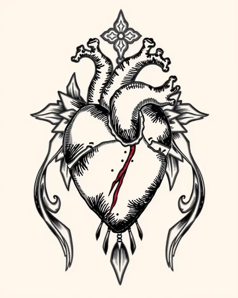 Sacred Heart Tattoo Meaning and Its History