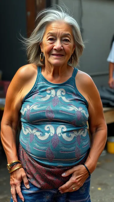 Saggy Grandma Boobs Need Massage Therapy