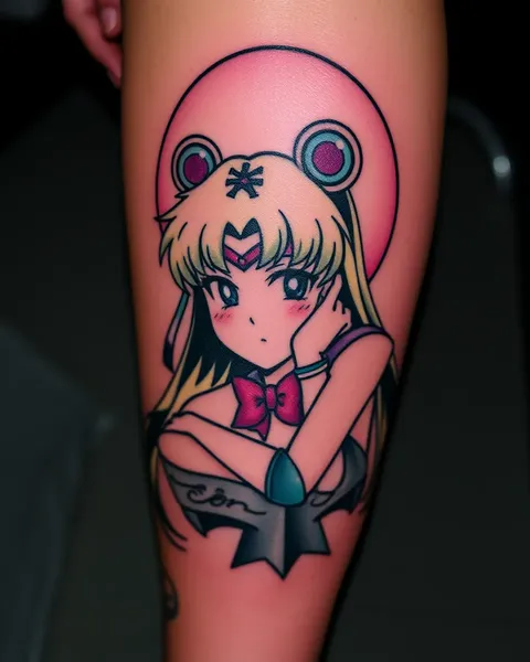 Sailor Moon Tattoo Designs for Fans and Admirers