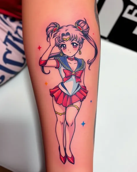 Sailor Moon Tattoo Style and Inspiration for Artists